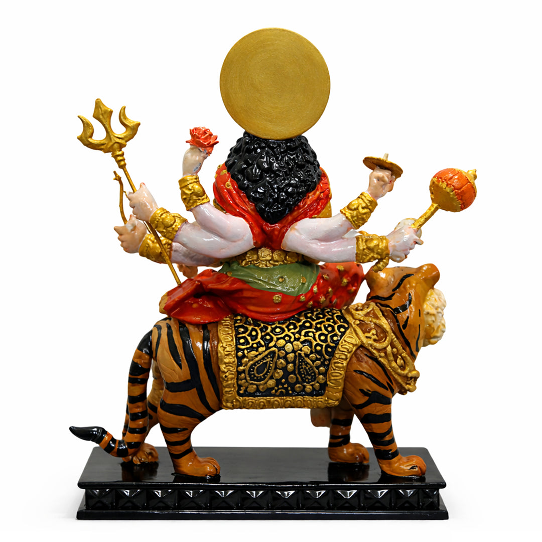 Goddess Durga Ji - God Idol (Hand Painted)