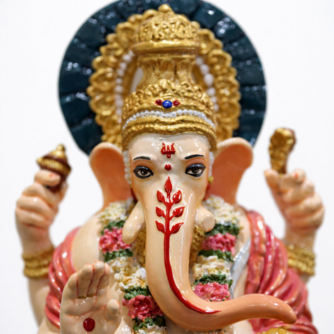 Lord Ganesh Ji - God Idol (Hand Painted)