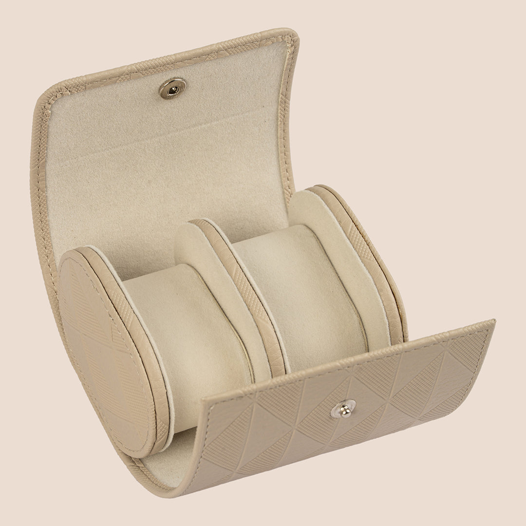 The Voyager Vault – Dual Watch Travel Case - Rakhi Gift Set