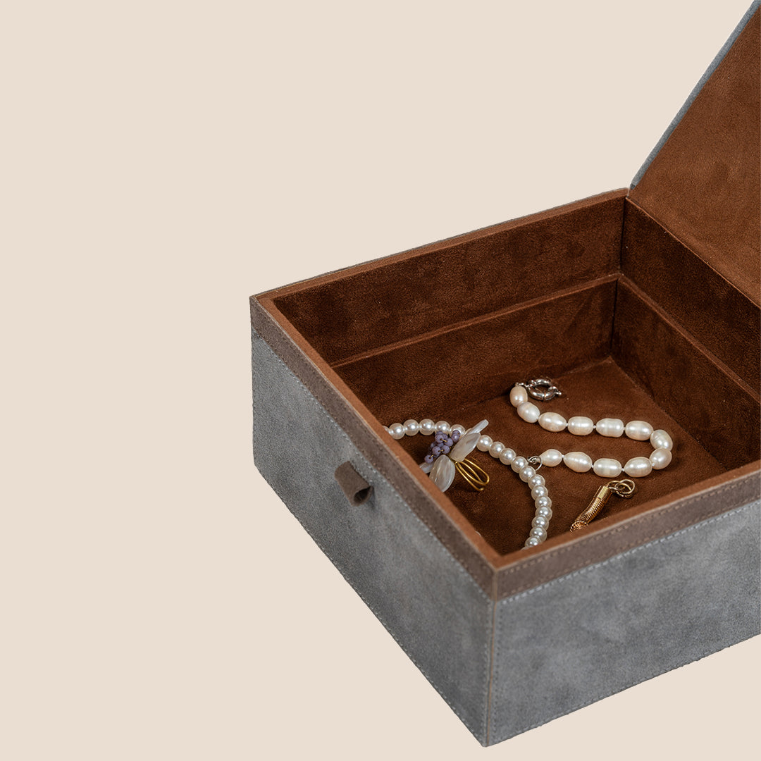 Velora Jewel Case- Real Leather - Rakhi Gift Set