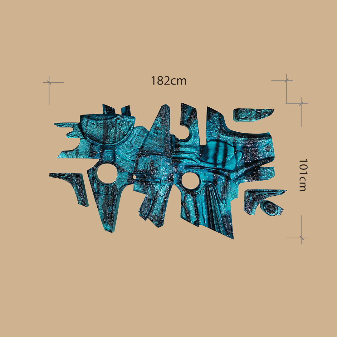 Blue Horizon - Birth of a new form- Wall Dećor