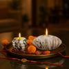 Circle of Light & Seed of Creation & Surprise Rakhi Gift (Set of 2 Scented Candles) - ACad Home