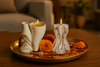 Converging Opposites, Silhouette in Motion & Surprise Rakhi Gift (Set of 2 Scented Candles) - ACad Home