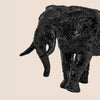 Gajraj: The Majestic Guardian of Auspiciousness (Black Chrome) - ACad Home
