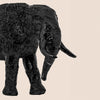 Gajraj: The Majestic Guardian of Auspiciousness (Black Chrome) - ACad Home