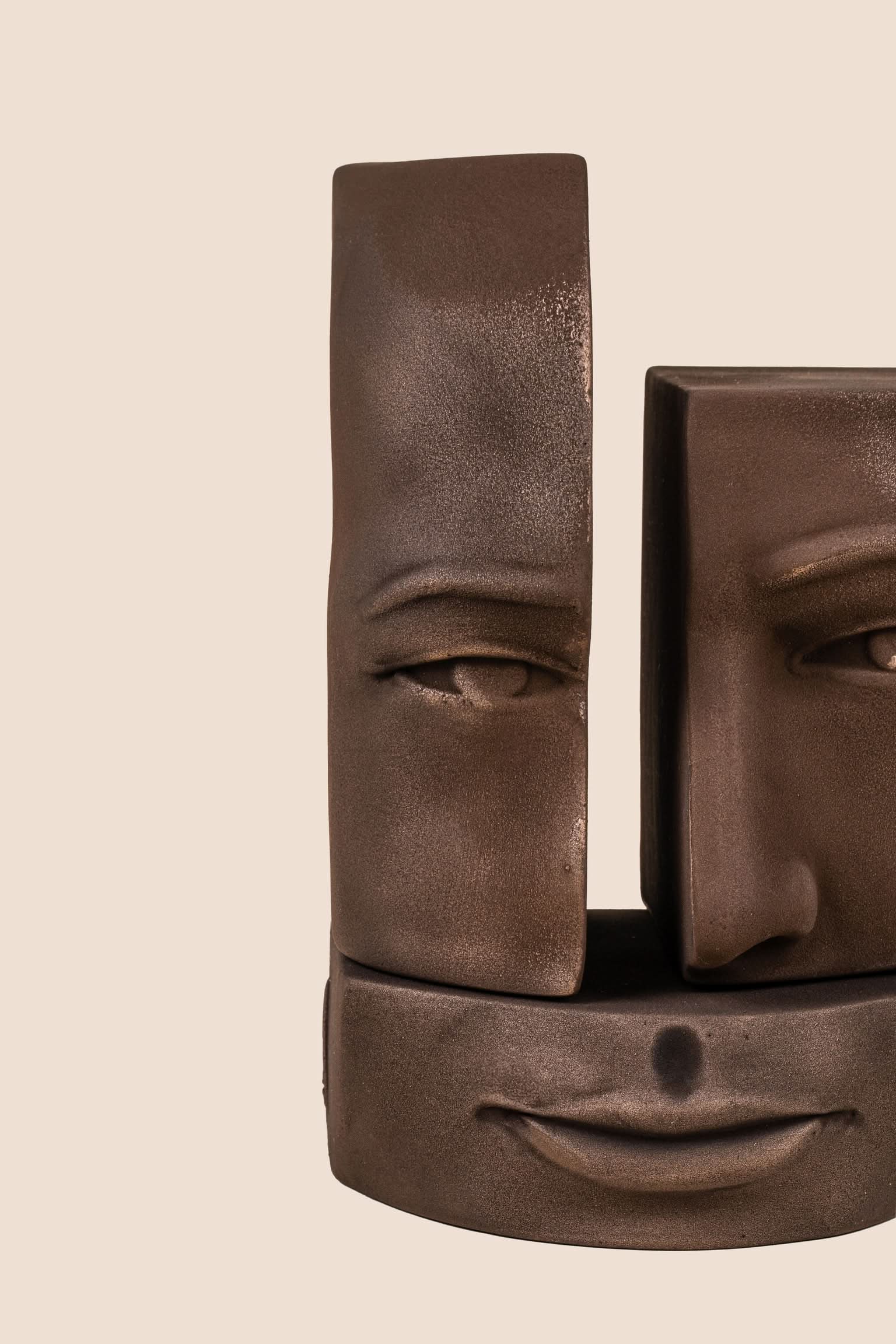 Fragmented Identity - Sculpture Bookend