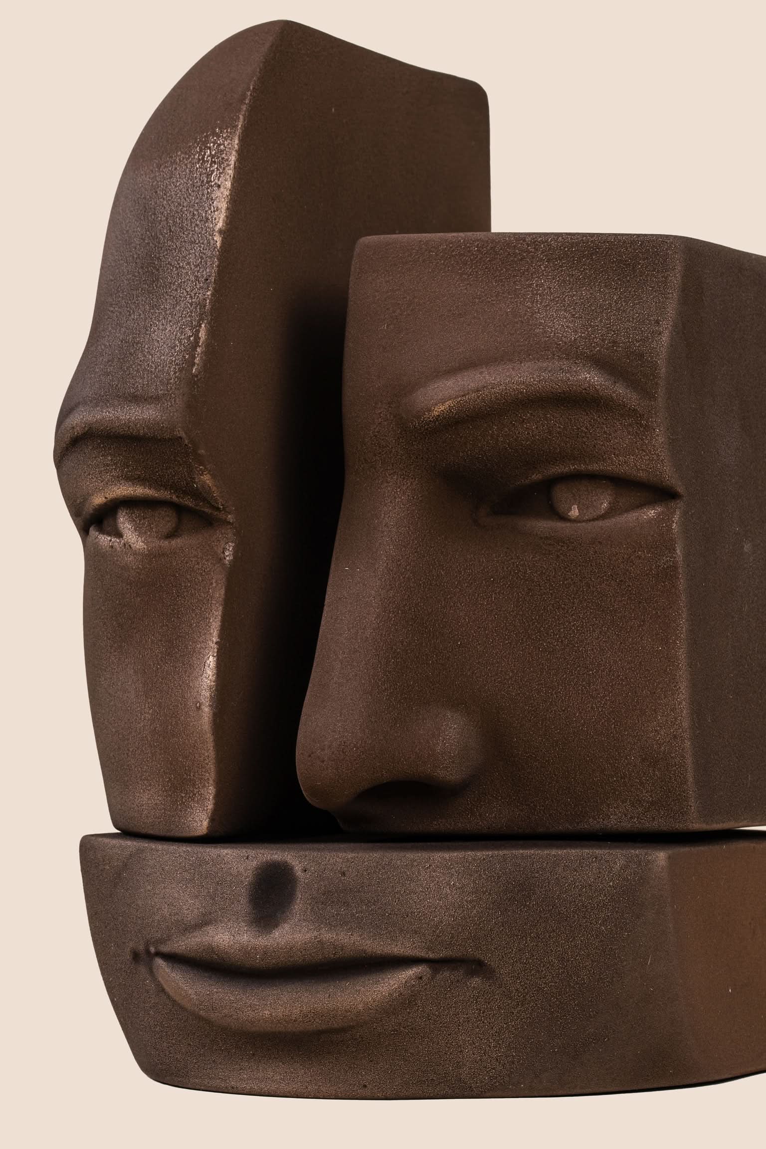 Fragmented Identity - Sculpture Bookend