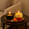 Fragmented Glow & Surprise Rakhi (Set of 2 Scented Candles) - ACad Home