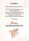 Triad of Light & Surprise Rakhi Gift (Set of 2 Scented Candles) - ACad Home