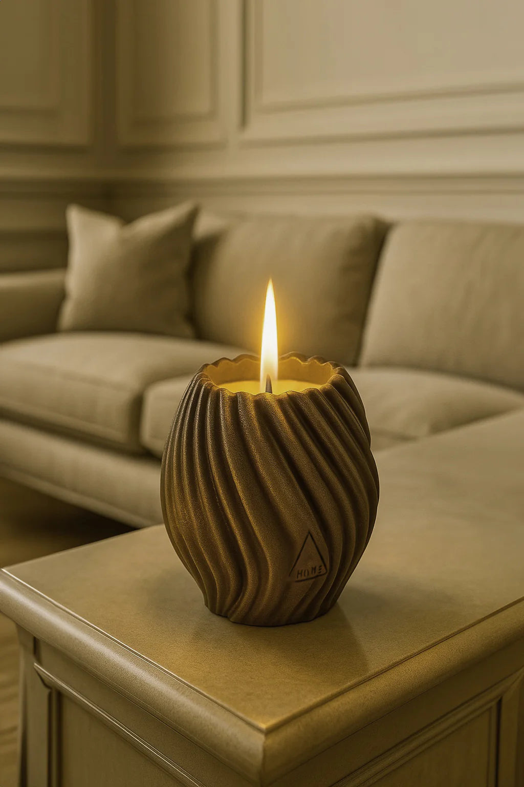 Movement of Fluidity & Surprise Rakhi Gift (Set of 2 Scented Candles) - ACad Home
