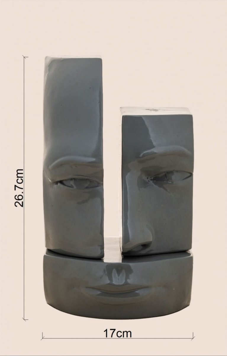 Fragmented Identity - Sculpture Bookend - ACad Home