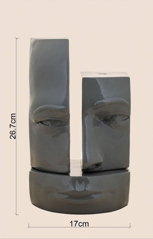 Fragmented Identity - Sculpture Bookend - ACad Home
