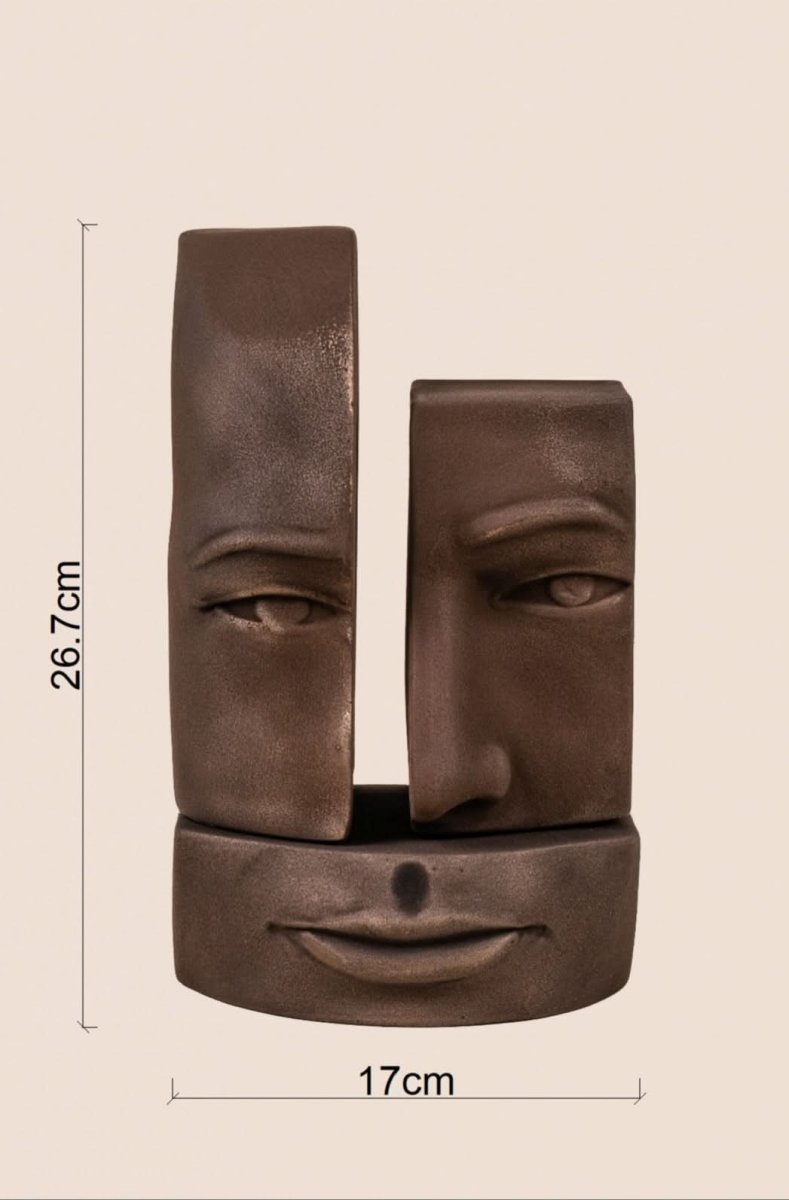 Fragmented Identity - Sculpture Bookend - ACad Home