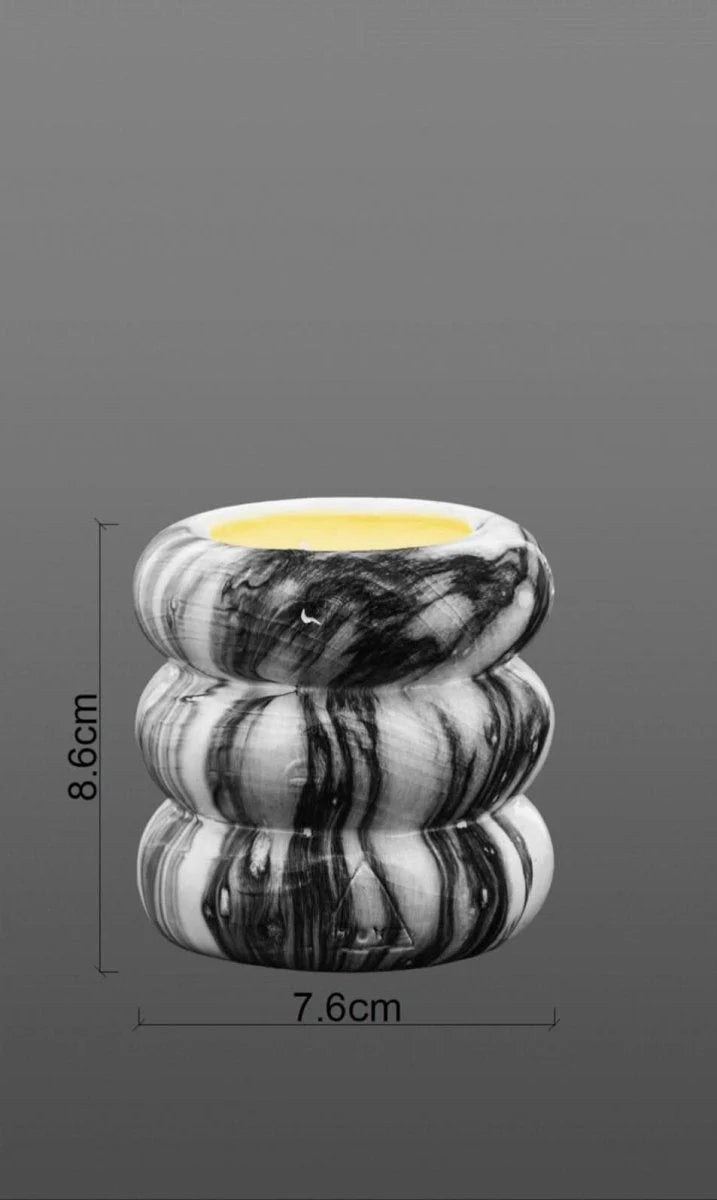 Layers of Illumination, Partial Radiance, Fragmented Glow & Surprise Rakhi Gift (Set of 3 Scented Candles) - ACad Home