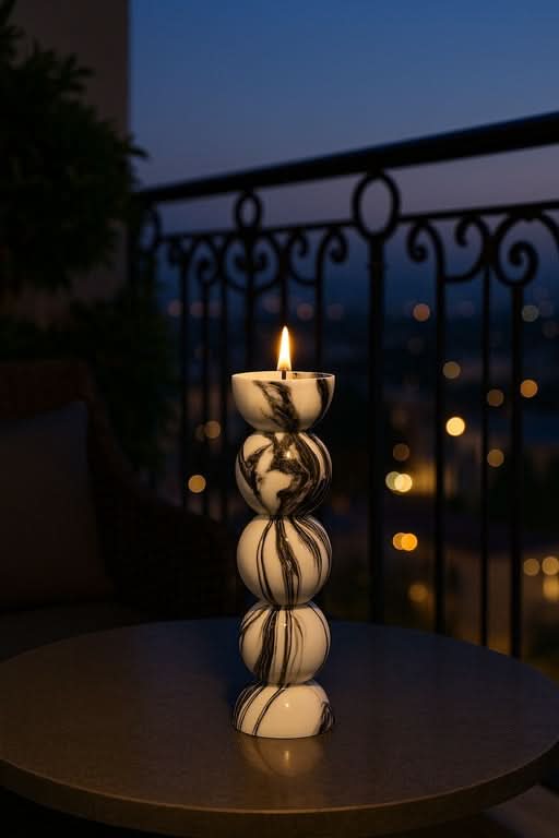 Triad of Light & Surprise Rakhi Gift (Set of 2 Scented Candles) - ACad Home