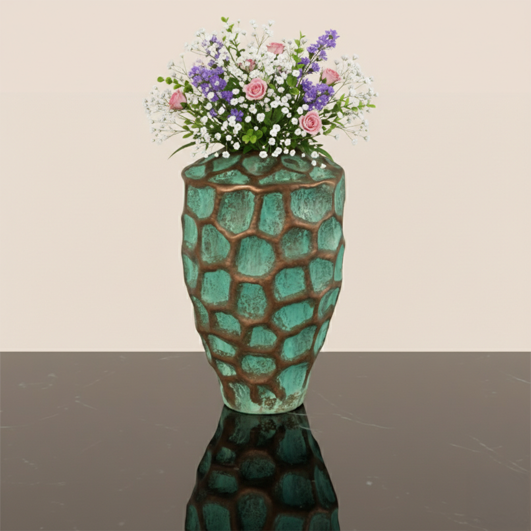 Verdigris Mosaic- The Vase