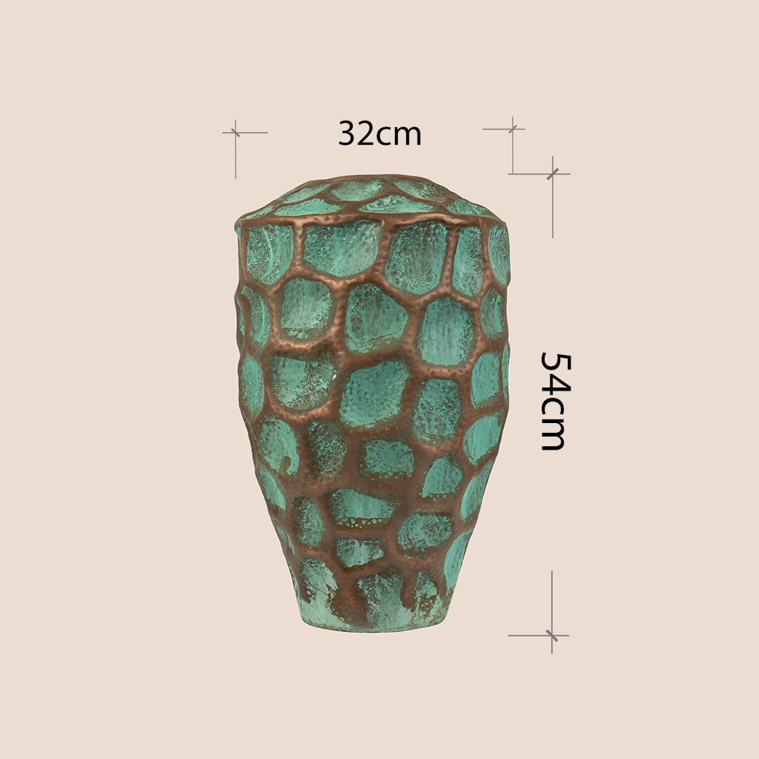 Verdigris Mosaic- The Vase