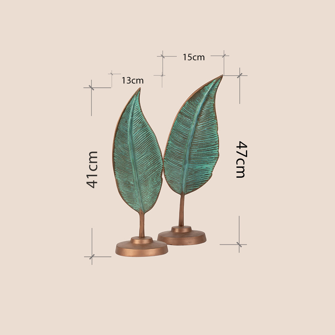 Aurelia Twin Fronds - Sculpture (Set of 2)