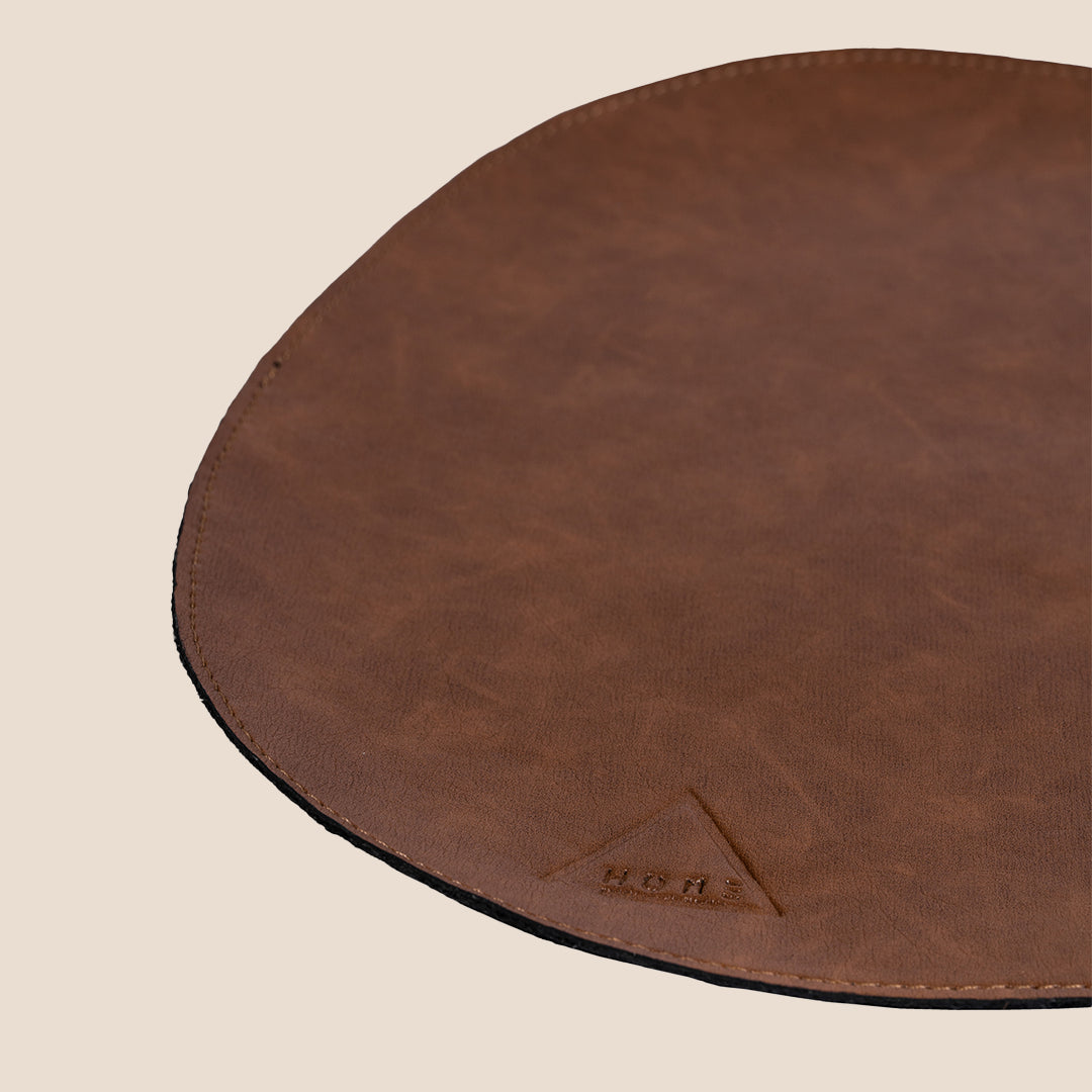 Leather Muse Abstract Mats- Set of 6