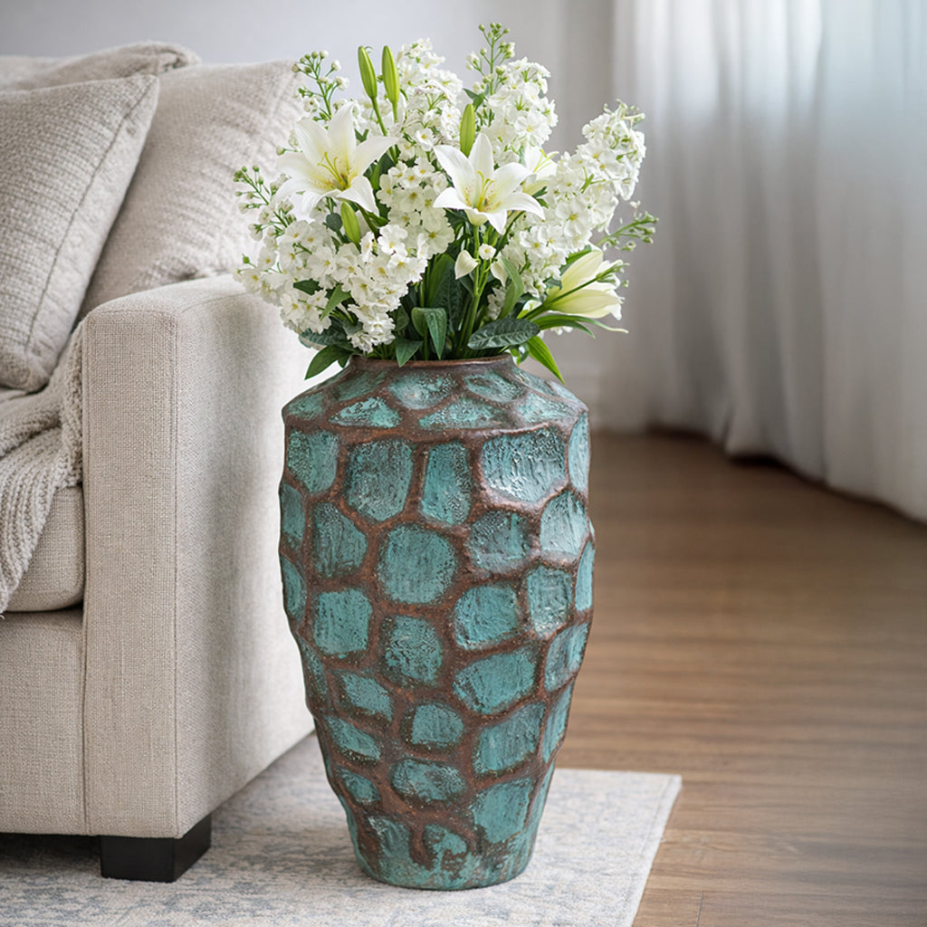 Verdigris Mosaic- The Vase