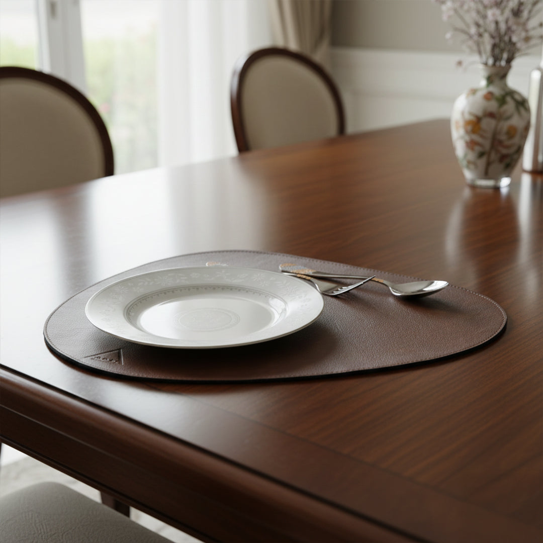 Leather Muse Abstract Mats- Set of 6