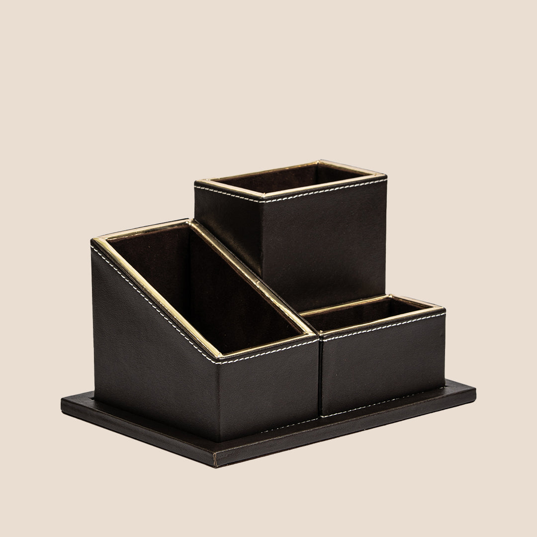 Penora- Stitch craft Leather Pen Holder