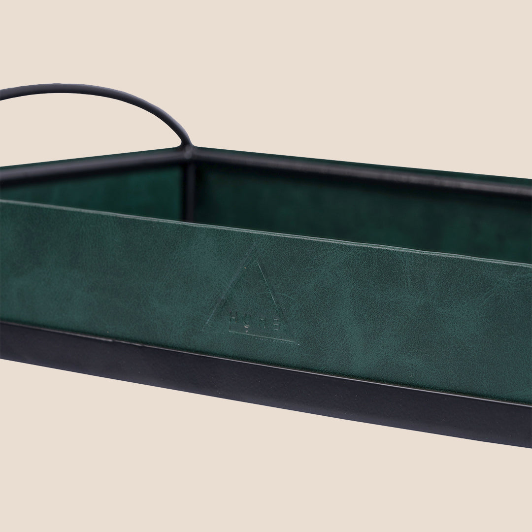Metal luxe Leather - Décor Tray