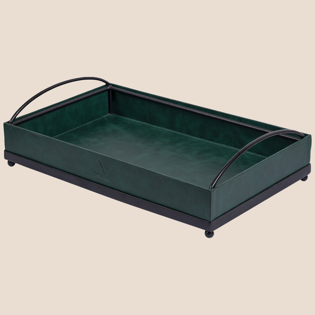 Metal luxe Leather - Décor Tray