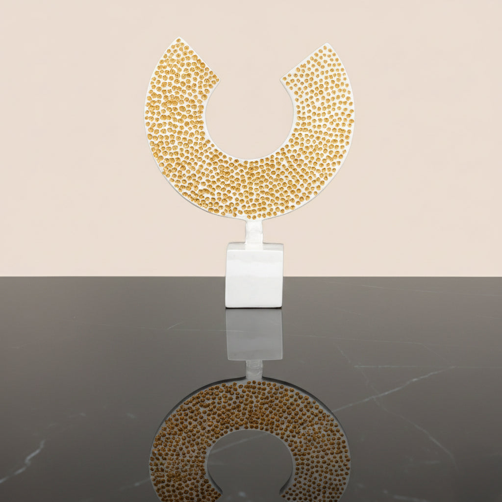 Obsidian Crescent - Sculpture