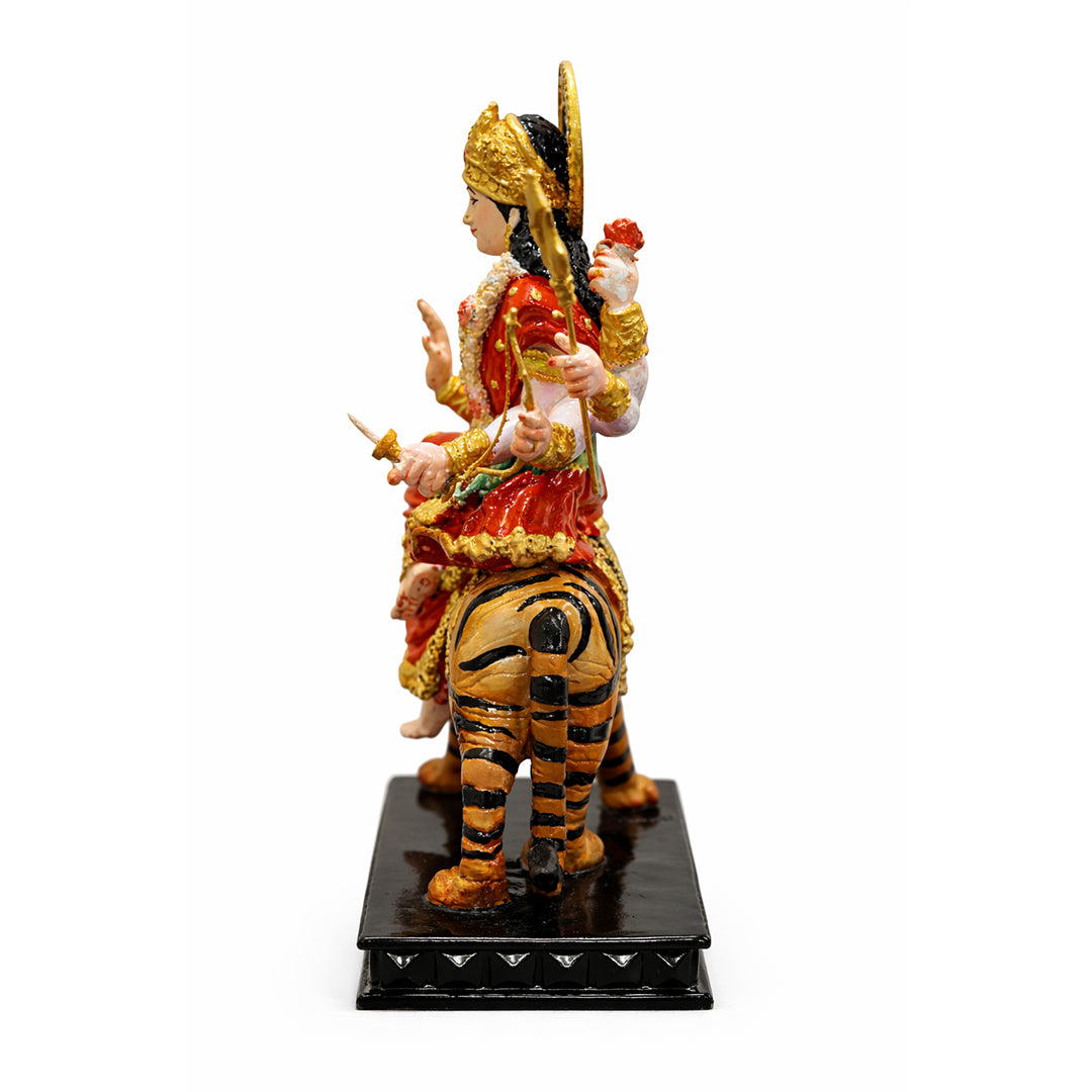 Goddess Durga Ji - God Idol (Hand Painted)