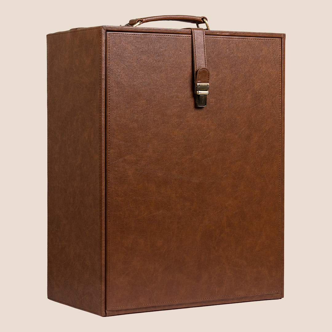 Legacy Liquor Leather Chest- Barware Set