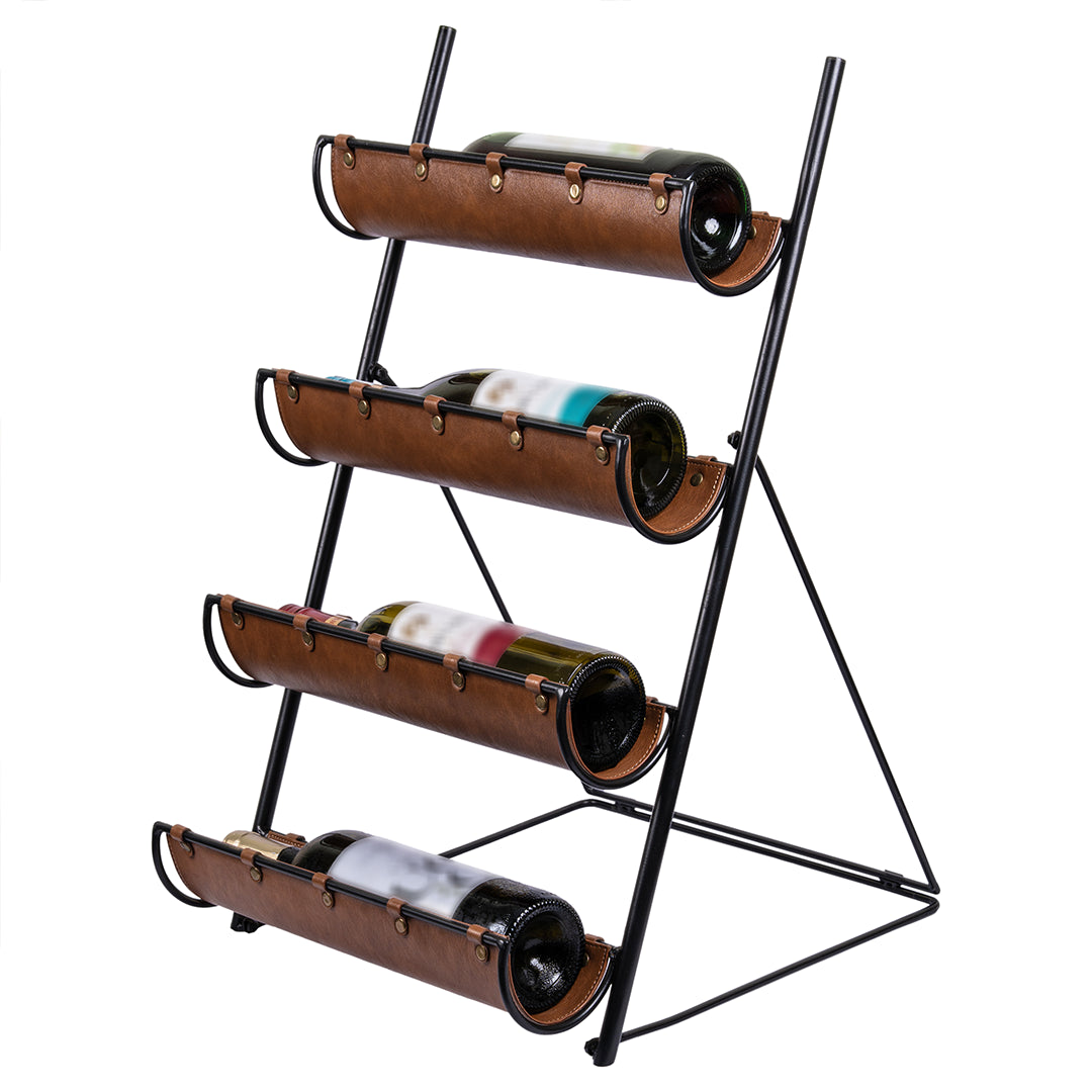 Leather Forge Wine Stand