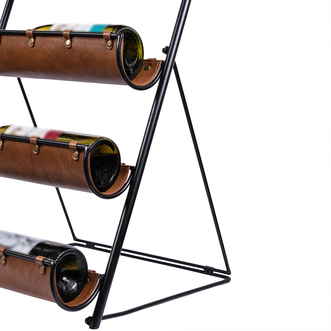 Leather Forge Wine Stand