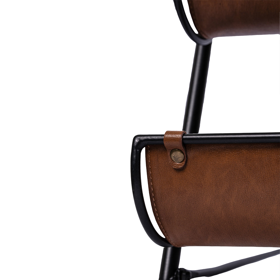 Leather Forge Wine Stand