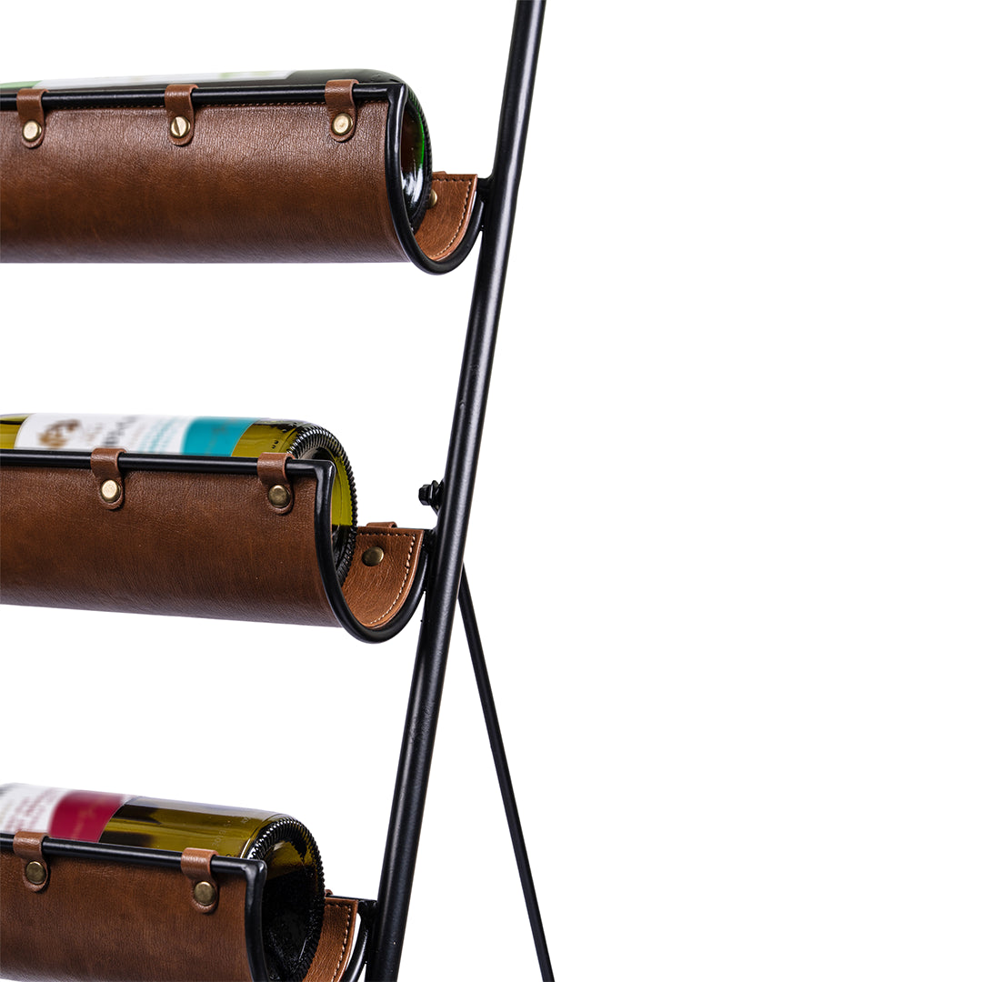 Leather Forge Wine Stand