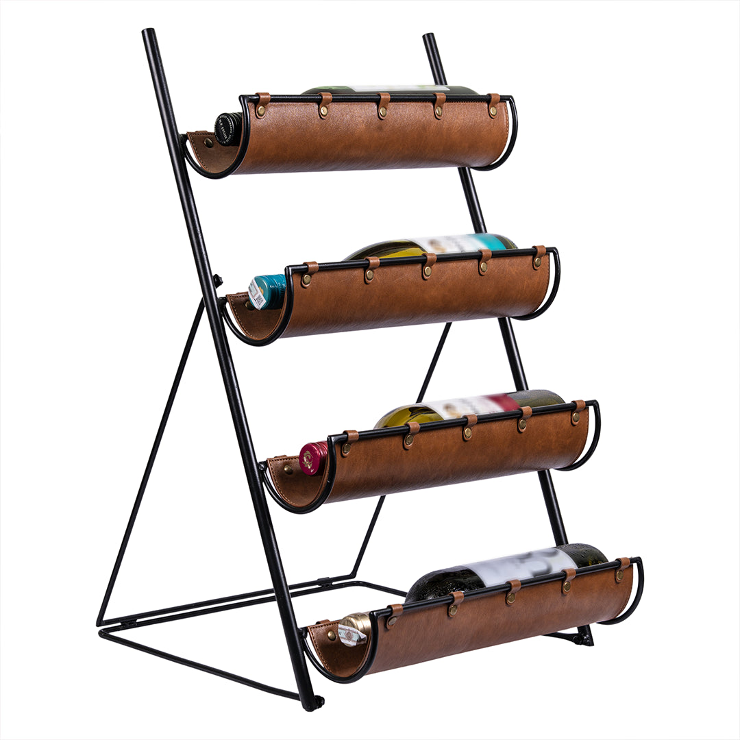 Leather Forge Wine Stand