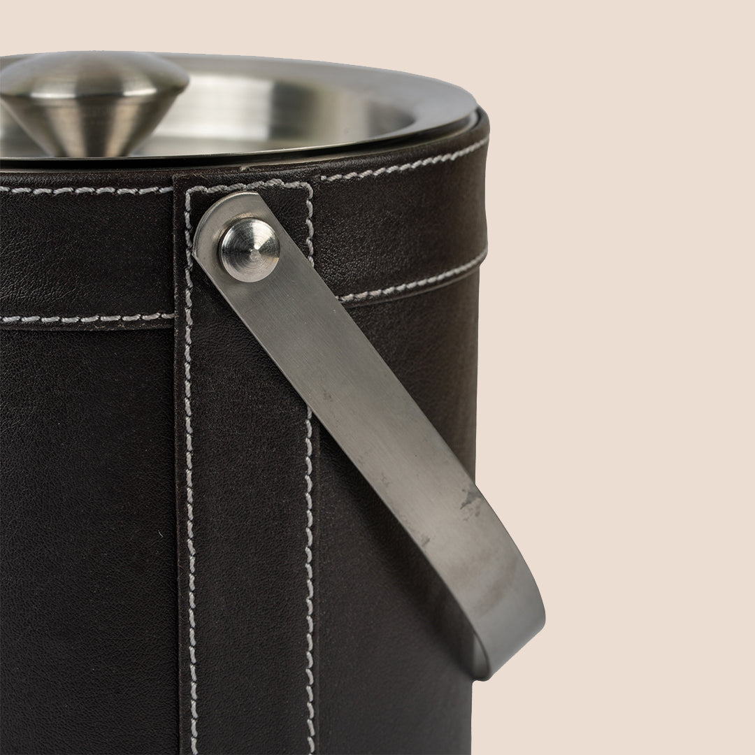 The Midnight Collection: Leather- Barware Set