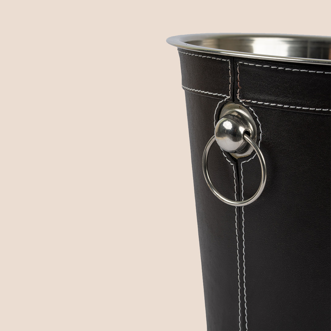 The Midnight Collection: Leather- Barware Set