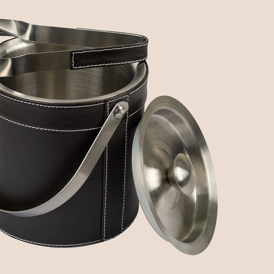 The Midnight Collection: Leather- Barware Set