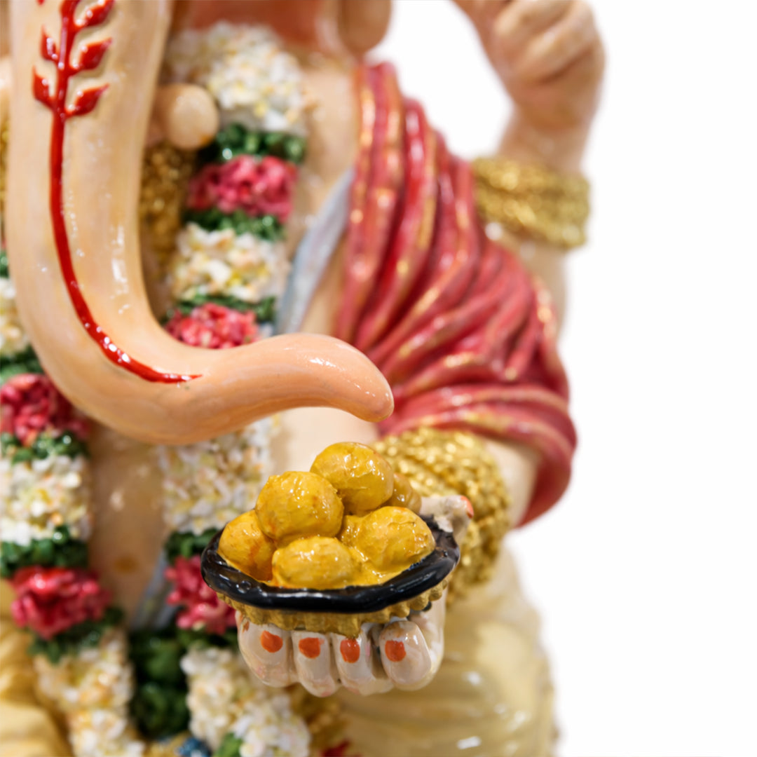 Lord Ganesh Ji - God Idol (Hand Painted)