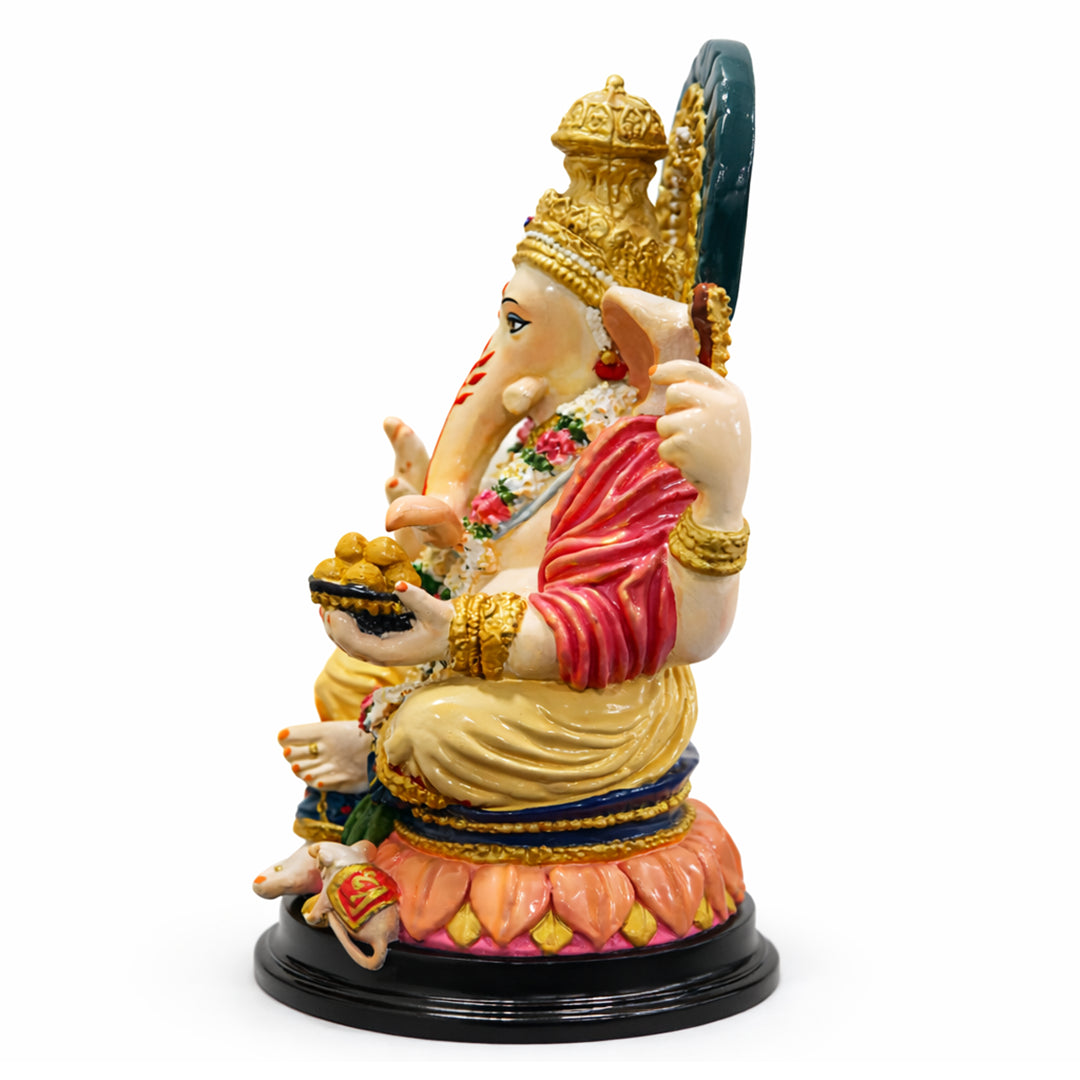 Lord Ganesh Ji - God Idol (Hand Painted)