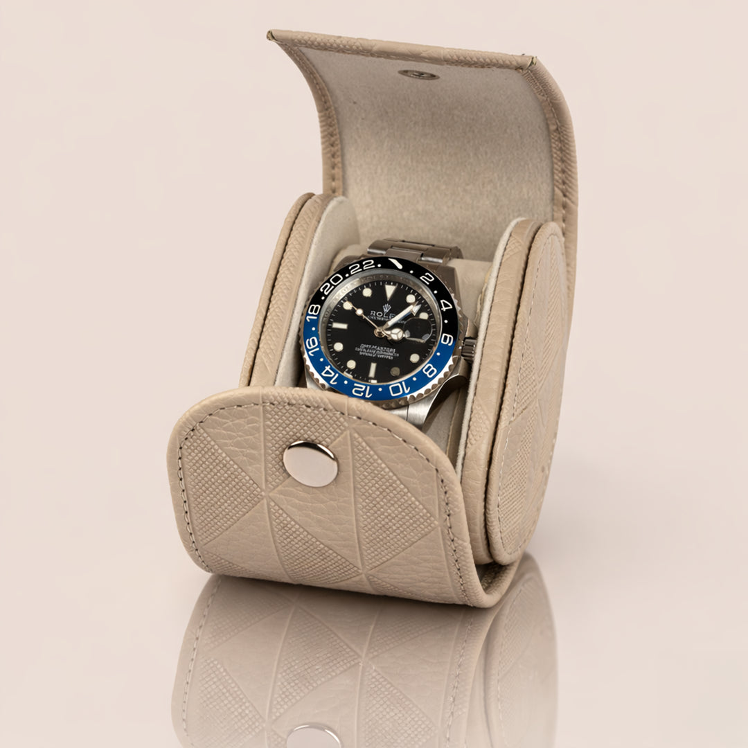 The Chrono Vault – Single Watch Travel Case - Rakhi Gift Set