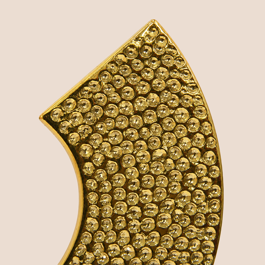Obsidian Crescent- Sculpture