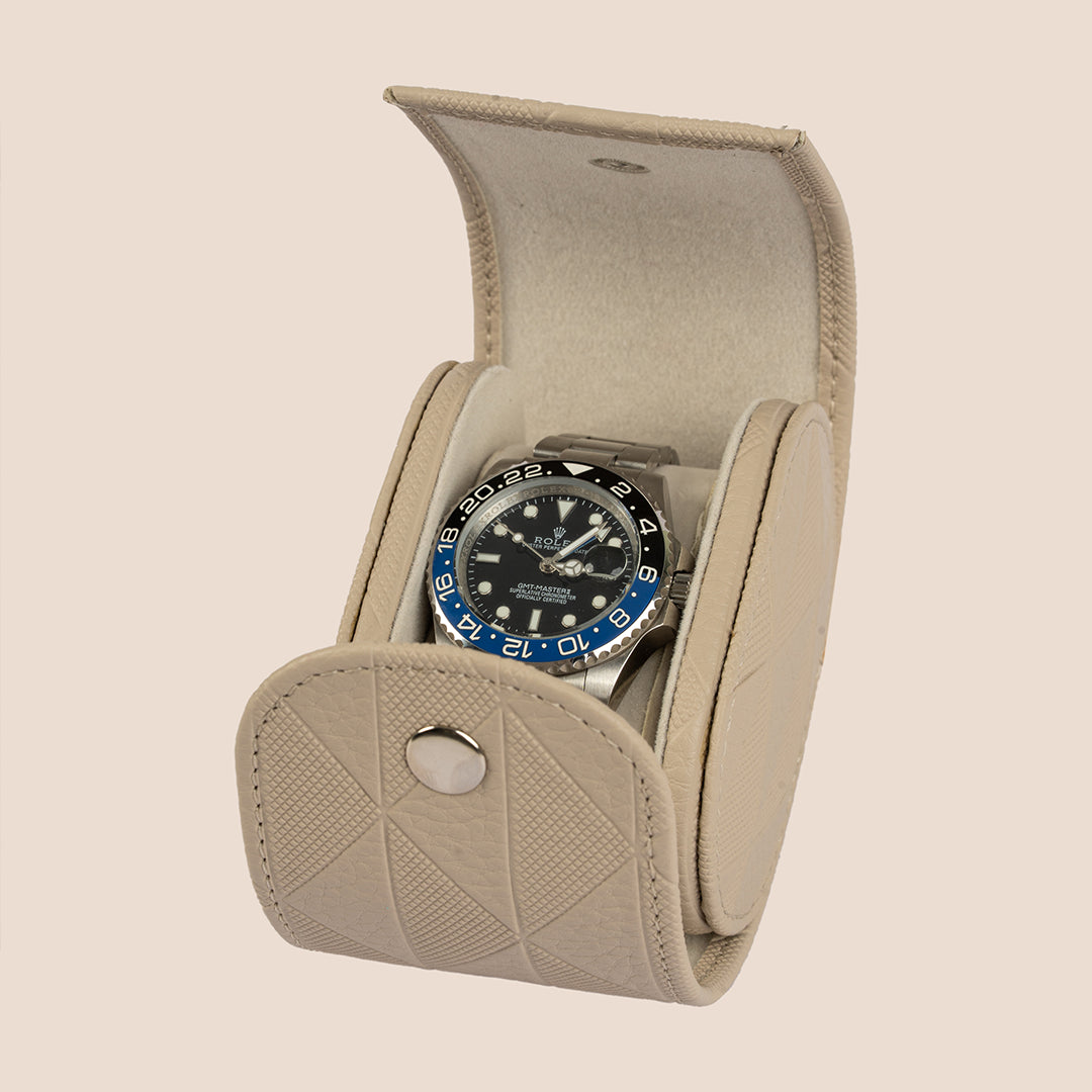 The Chrono Vault – Single Watch Travel Case - Rakhi Gift Set