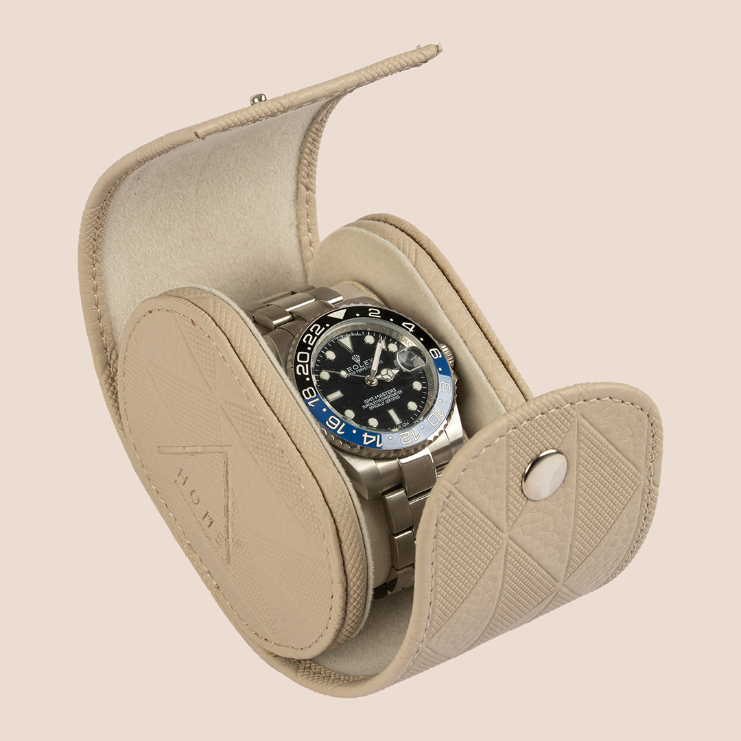 The Chrono Vault – Single Watch Travel Case - Rakhi Gift Set