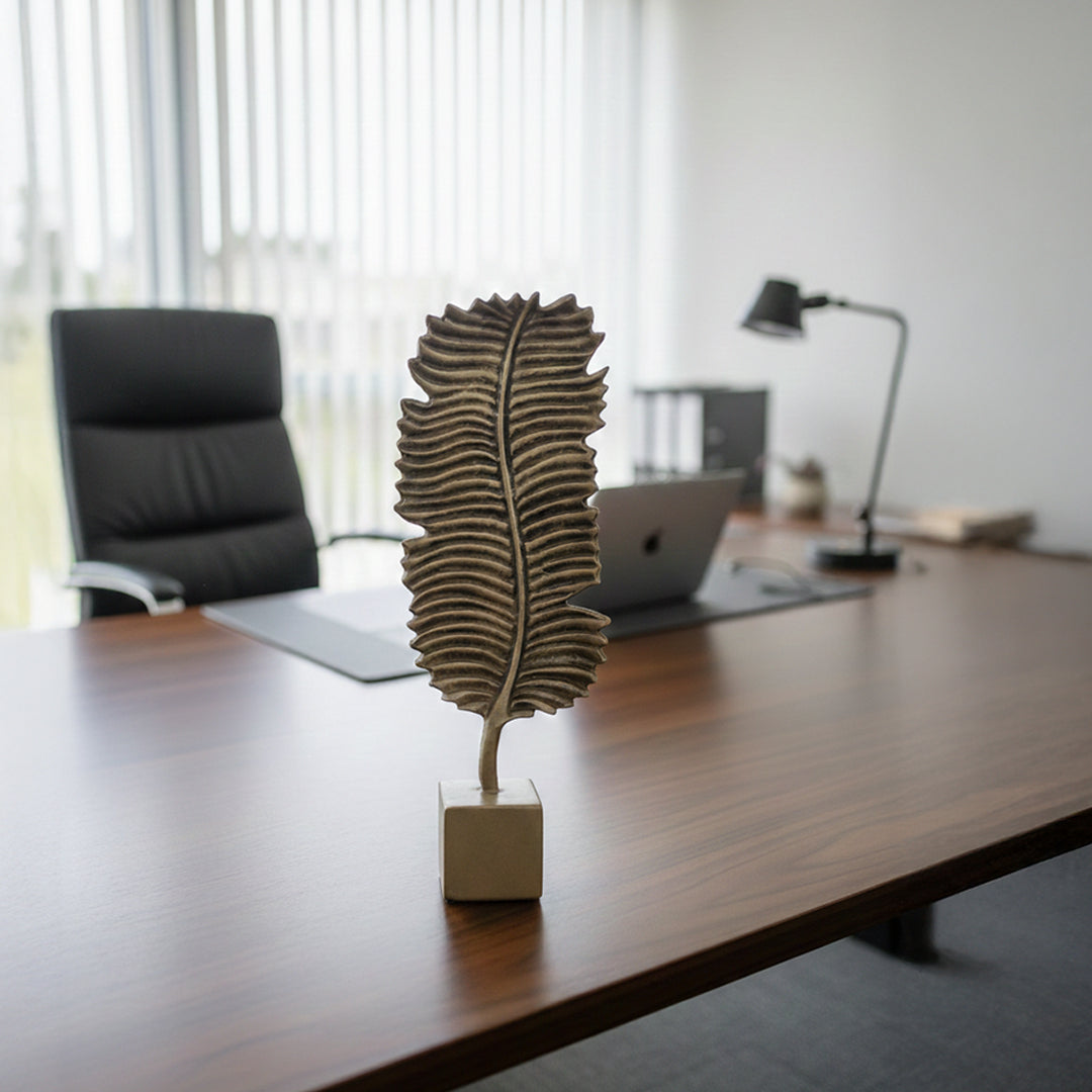 Aureon Leaf Form - Sculpture