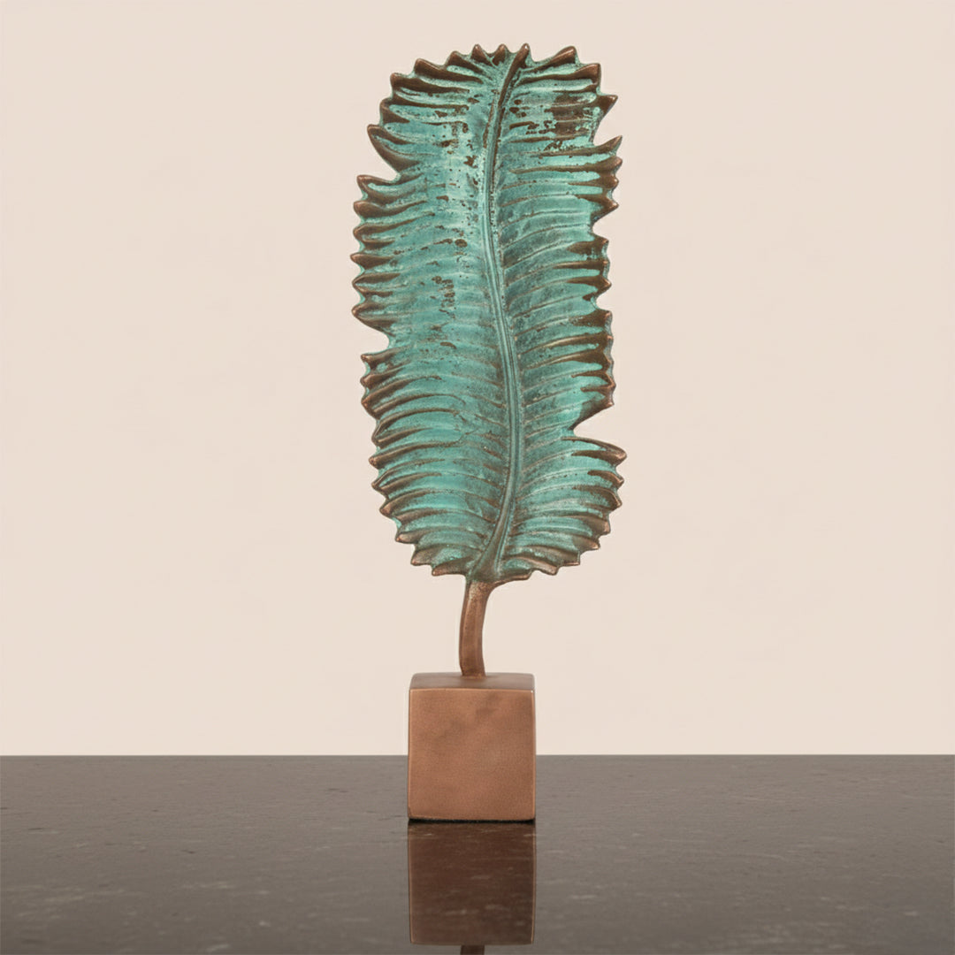 Aureon & Celeste Veil Leaf Form - Sculpture Set