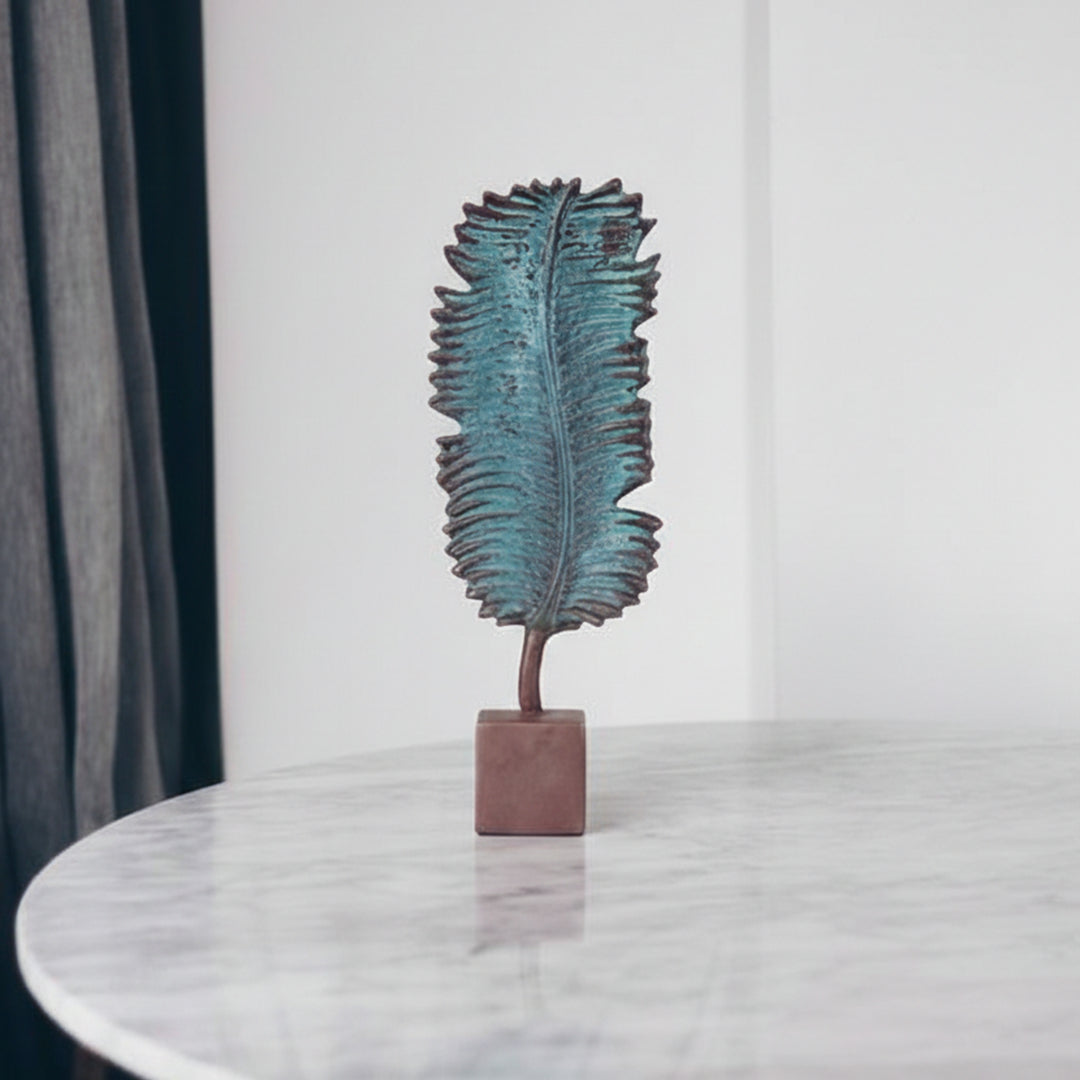 Aureon & Celeste Veil Leaf Form - Sculpture Set