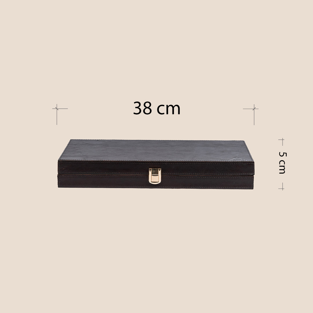 Regal Case Jewellery Organiser- Real Leather