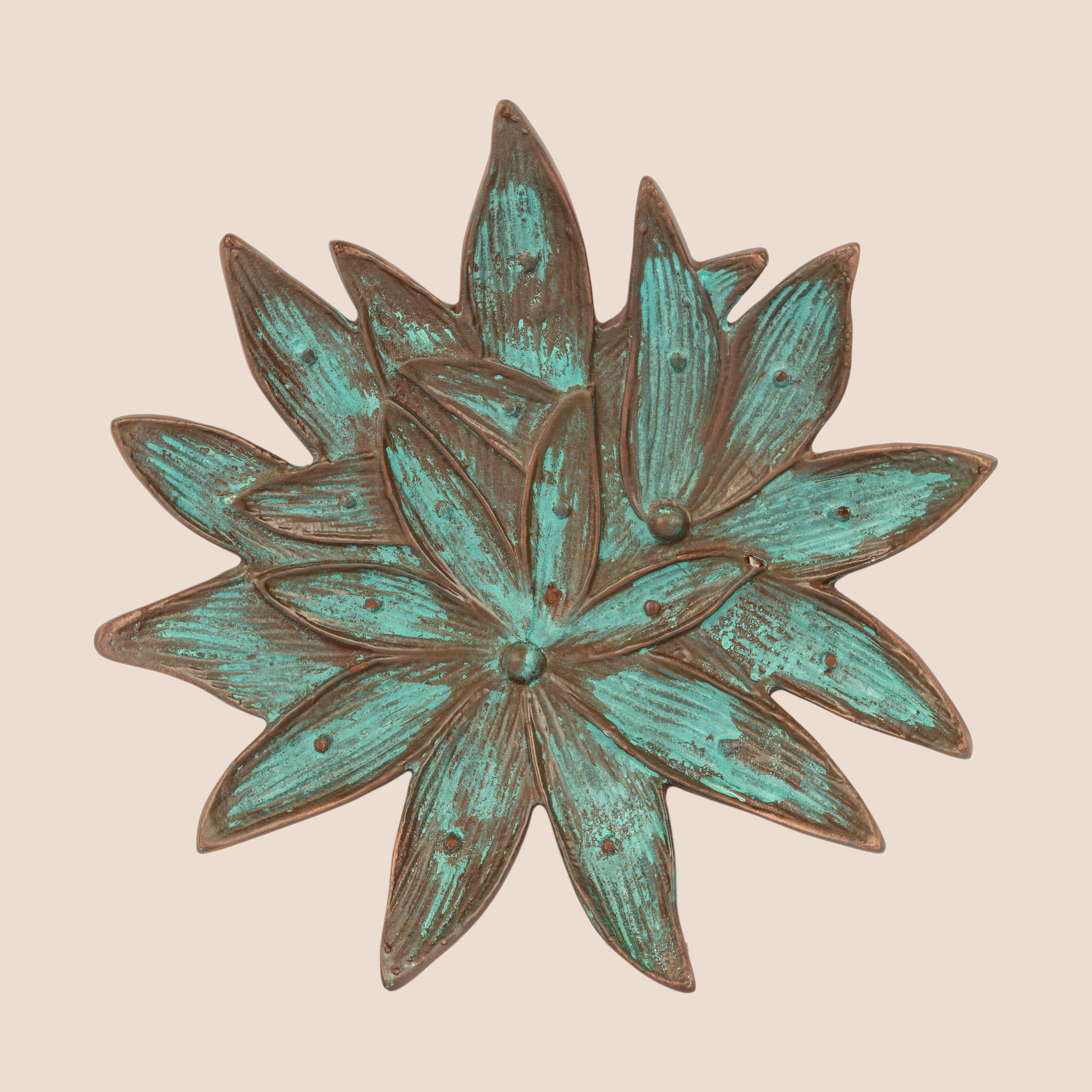 Emerald Lotus Platter - Décor Tray